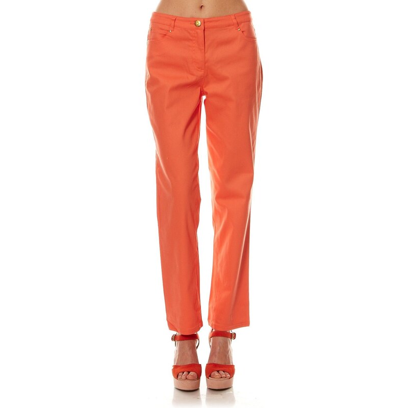 Daxon Jeans mit geradem Schnitt - orange