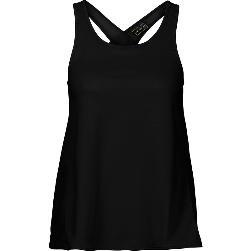 RAINBOW Shirt ohne Ärmel in schwarz (Rundhals) für Damen von bonprix