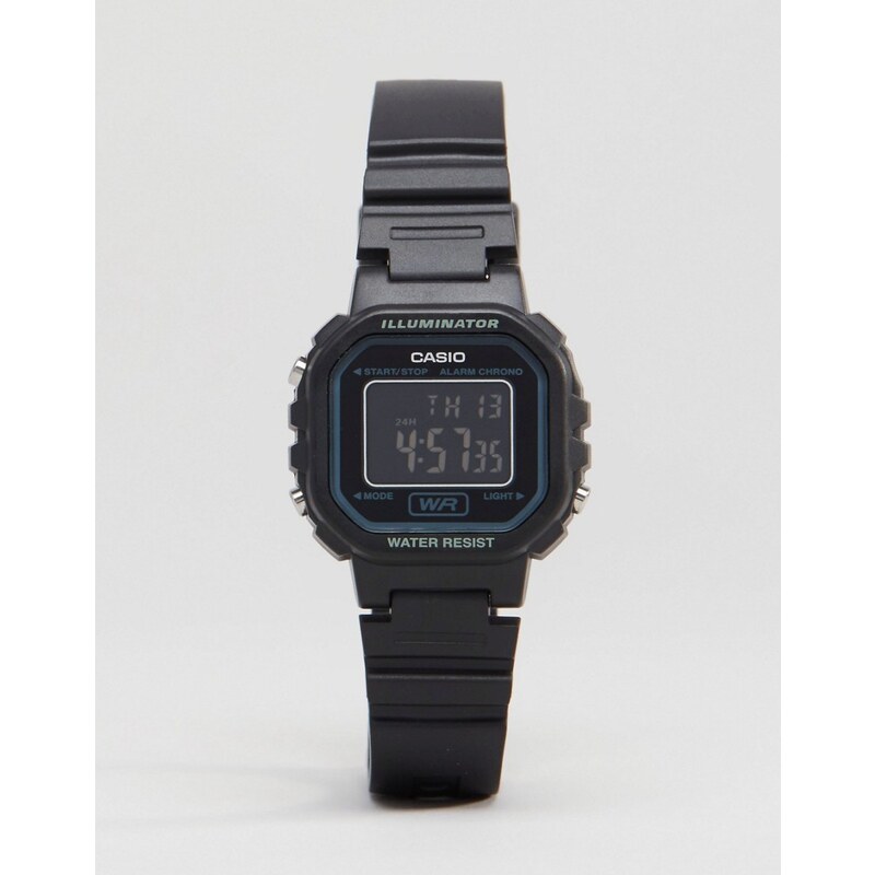 Casio - Digitale Armbanduhr in Schwarz, LA20WH-1B - Schwarz