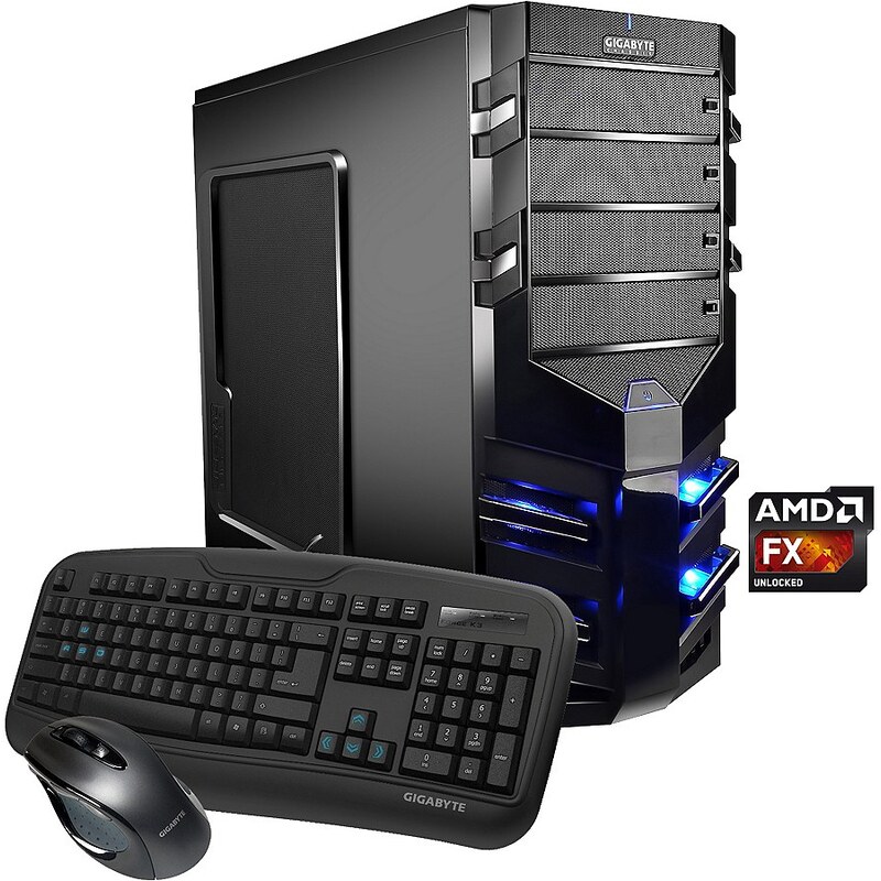 Hyrican Gaming PC AMD FX-8350, 16GB, 1TB + 240GB SSD, Radeon? RX 480 »Alpha Gaming 5142«