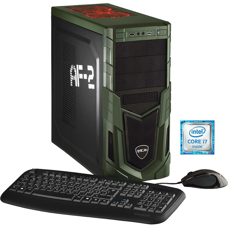Hyrican Gaming PC Intel® i7-6700, 32GB, 2TB, 250GB SSD, Radeon? RX 480 »Profi-Gaming-Edition 5179«