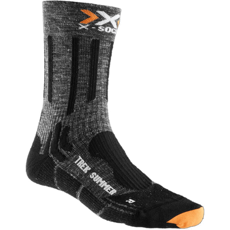 X-Socks Trekking Summer Wandersocken anthracite/black