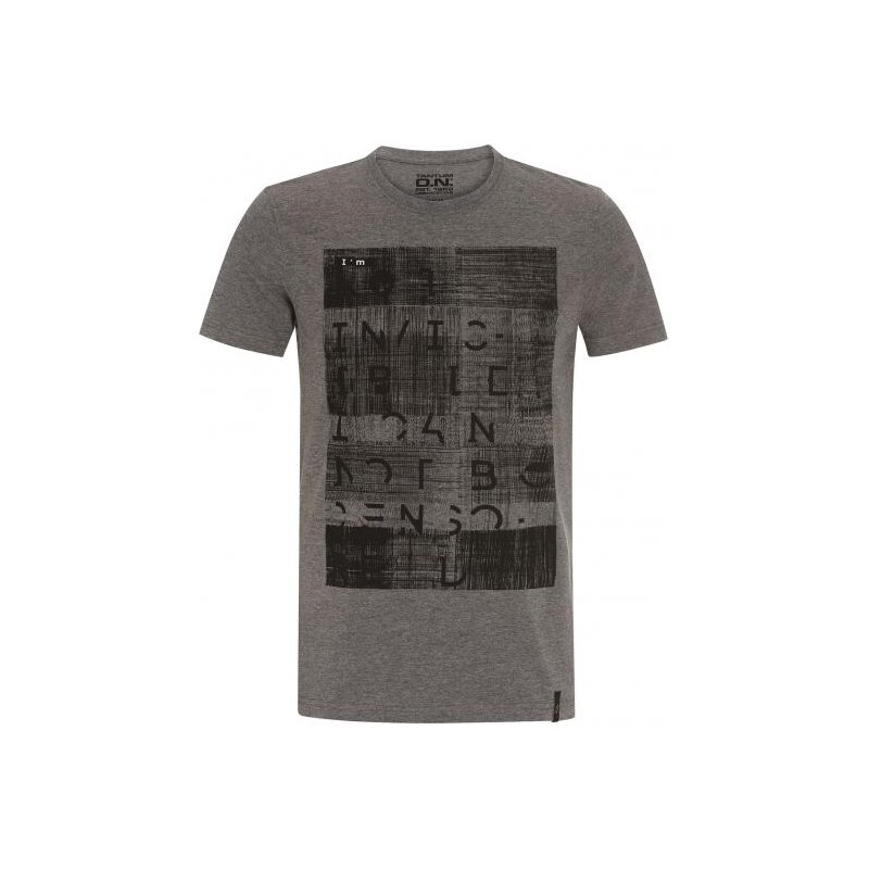 Tantum O.N. Herren T-Shirt Rundhalsausschnitt grau aus Baumwolle