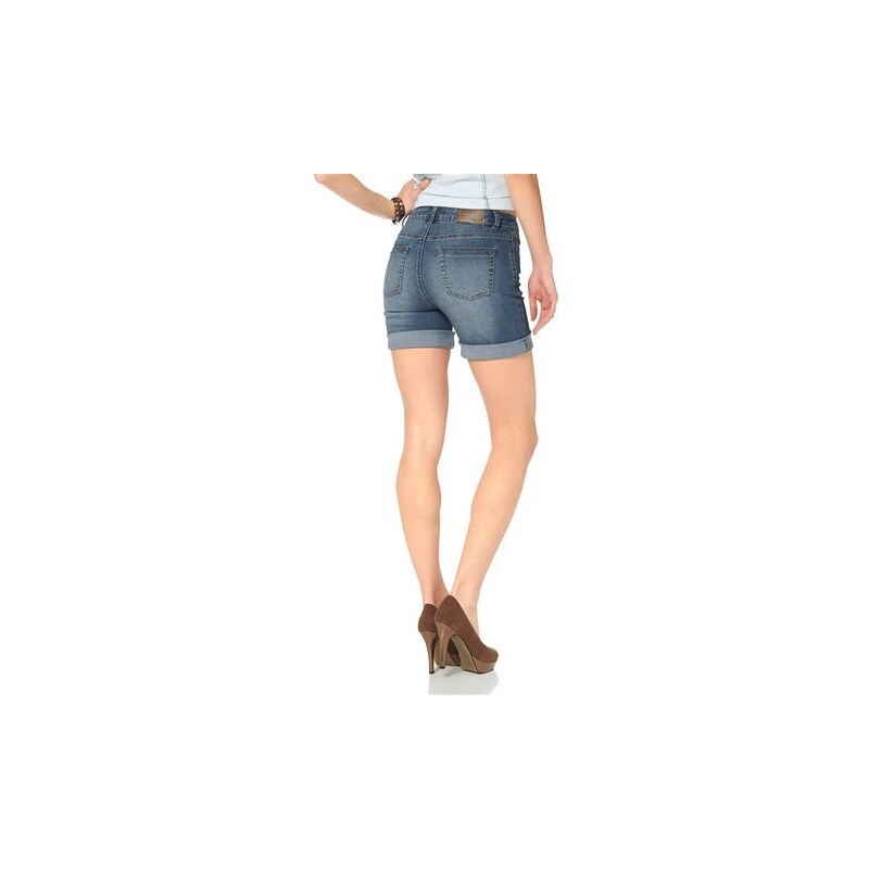 Arizona Damen High-waist-Jeans Jeansshorts blau 34 (XS),36,38 (S),40,42 (M),44,46 (L),48