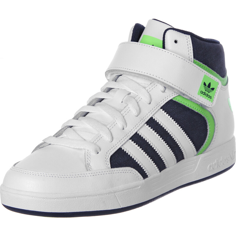 adidas Varial Mid Schuhe ftwr white/solar green