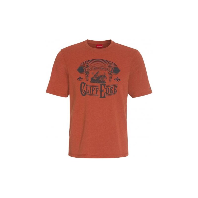 Vittorio Rossi Sportives Rundhals T-Shirt, orange-meliert