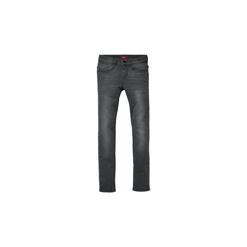 RED LABEL Junior Stretch-Jeans S.OLIVER RED LABEL JUNIOR grau 128,134,140,158,164
