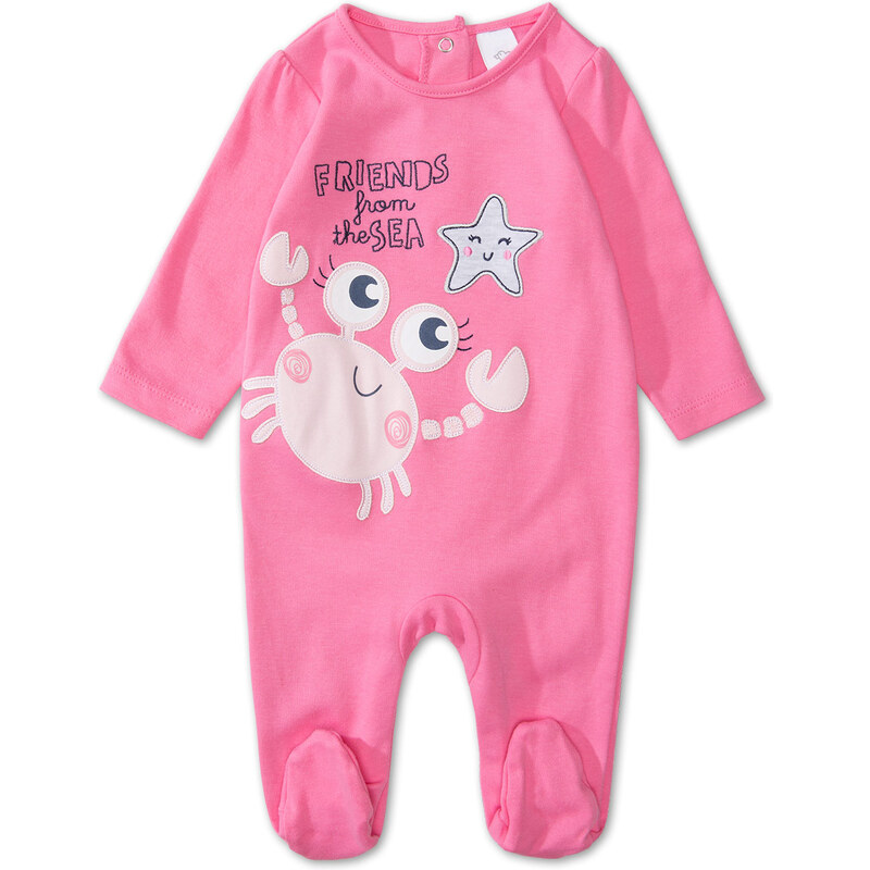 C&A Baby-Schlafanzug aus Bio-Baumwolle in Pink