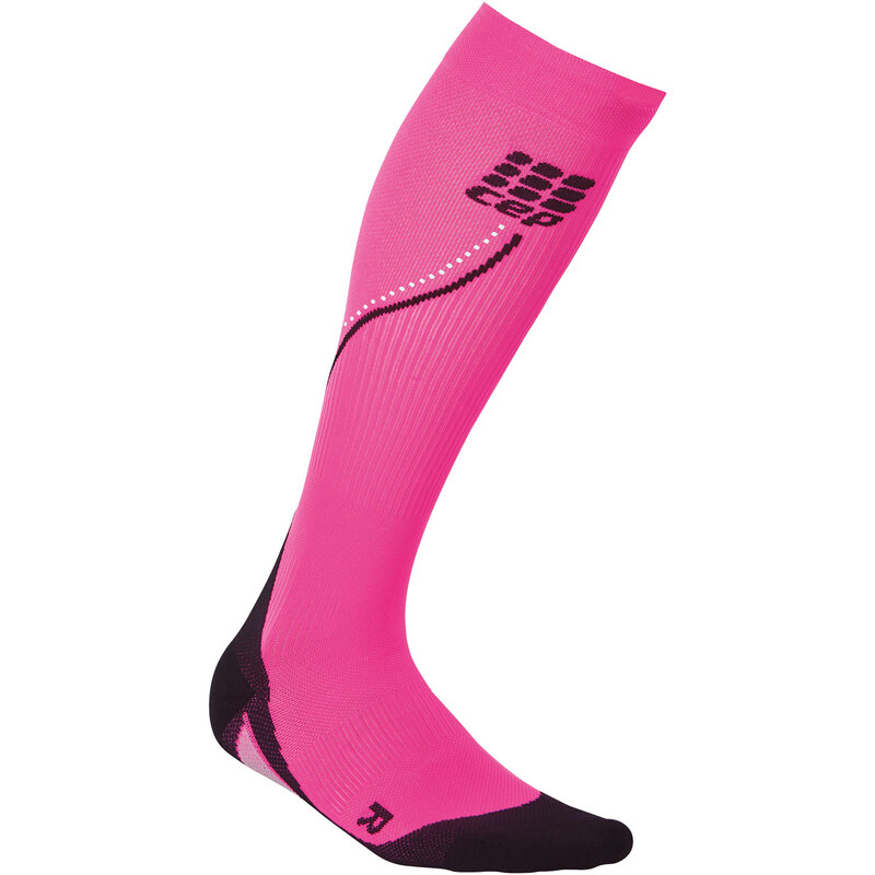 CEP: Damen Laufsocken Night Run Socks 2.0 - pink, pink, verfügbar in Größe 4,3