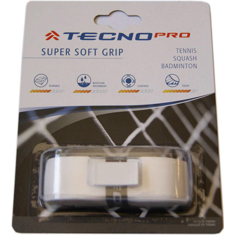 Tecno Pro: Griffband Super Soft Grip, weiss