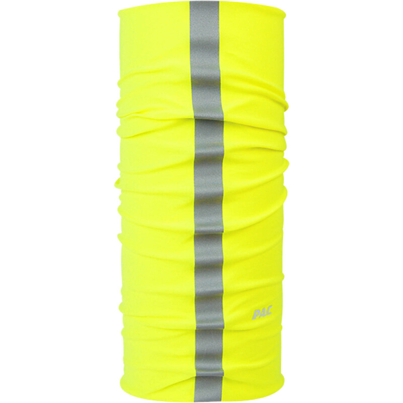 p.a.c.: Multifunktionstuch Reflector neon yellow