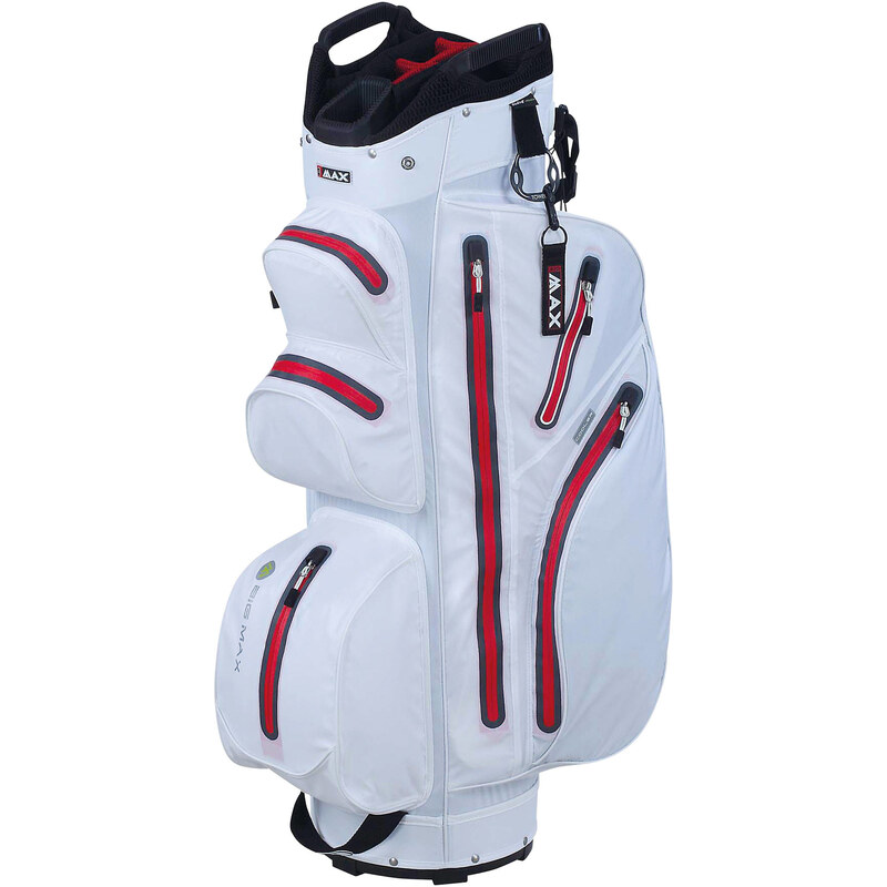 Big Max: Golfbag/ Cartbag Aqua M Bag, weiss / rot