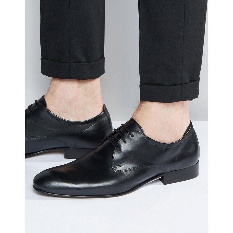 Base London - Business - Oxford-Schuhe aus Leder - Schwarz