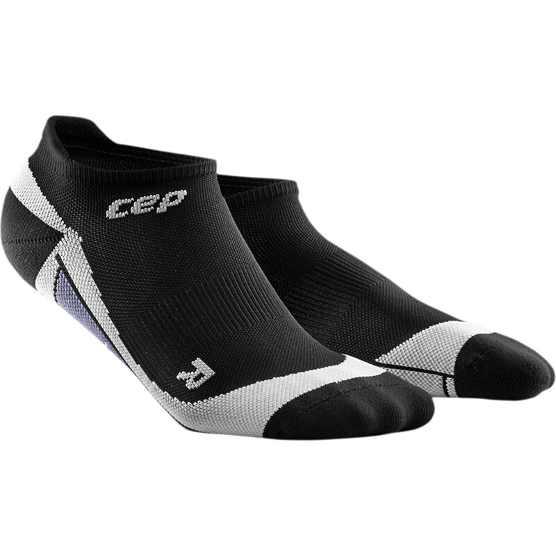 CEP: Damen Laufsocken No Show Socks, schwarz/grau, verfügbar in Größe 35-37,38-40,41-43