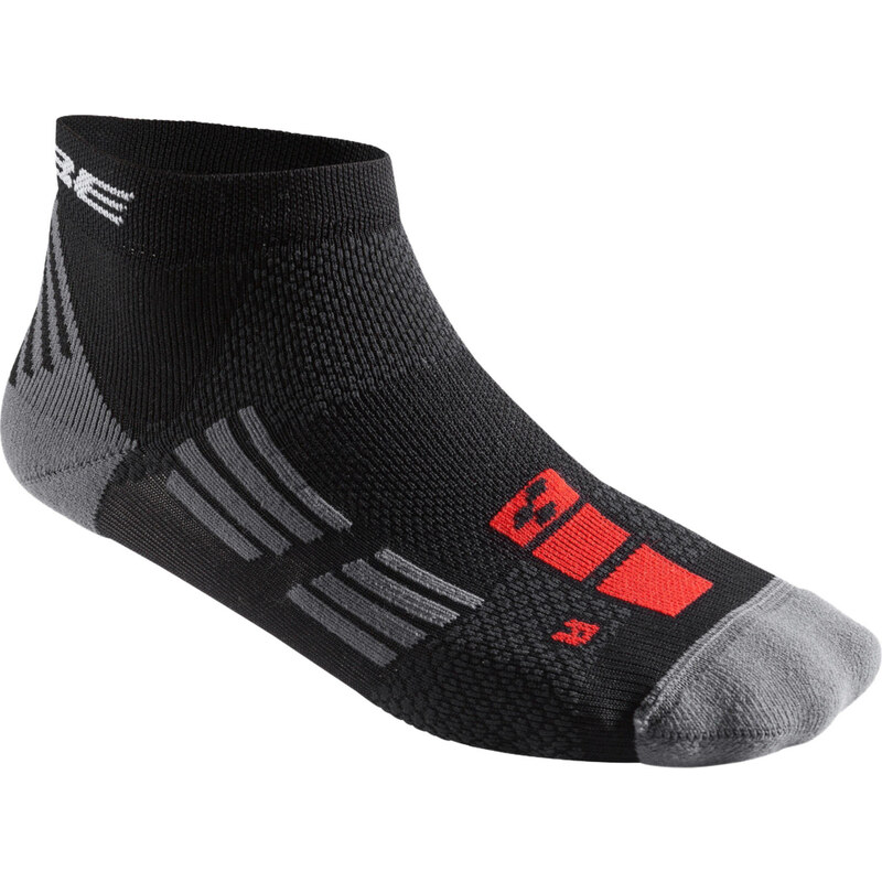 Cube: Herren Socken Race Cut Blackline, schwarz/grau, verfügbar in Größe 36-39