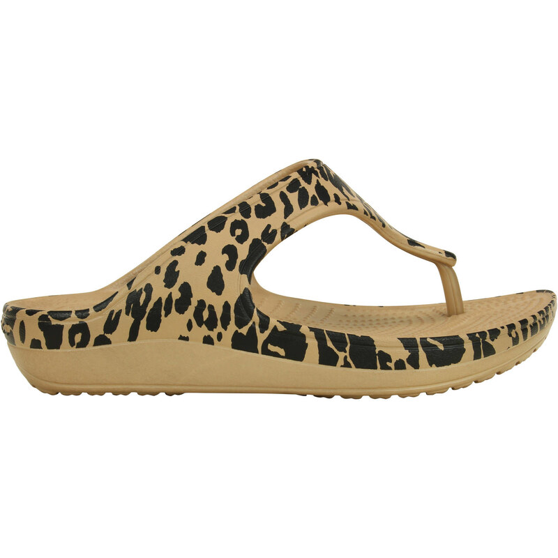 Crocs Damen Freizeitschuhe Sloane Leopard Flip