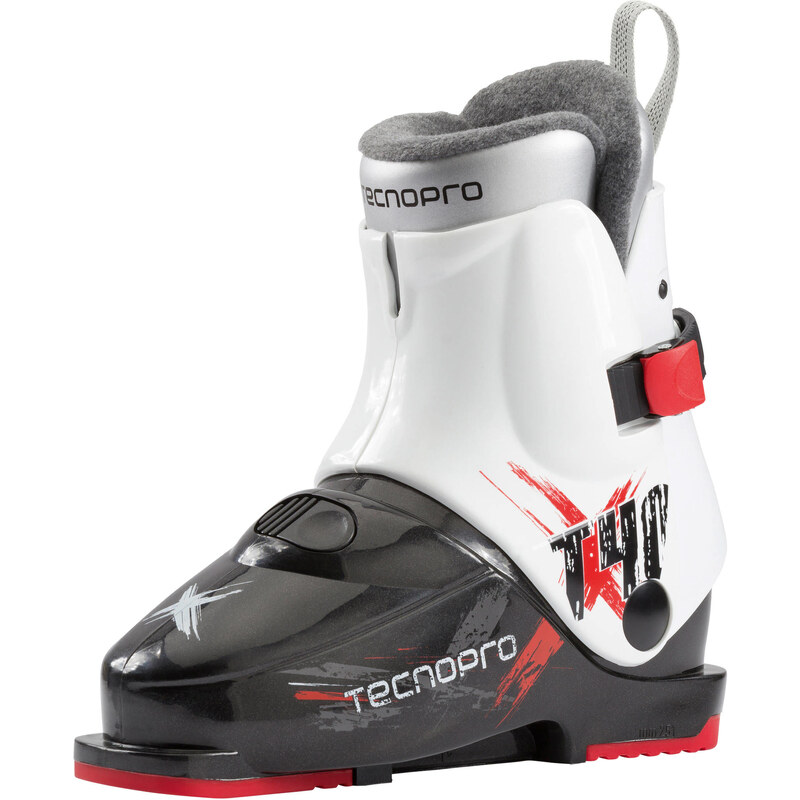 Tecno Pro: Kinder Skischuhe T40, schwarz / weiss, verfügbar in Größe 25,22,22.5,21.5,24,23.5