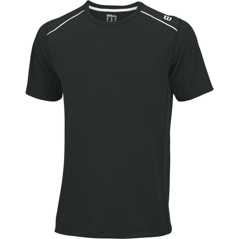 Wilson: Herren Polo-Shirt nVision Elite Polo black, schwarz, verfügbar in Größe L