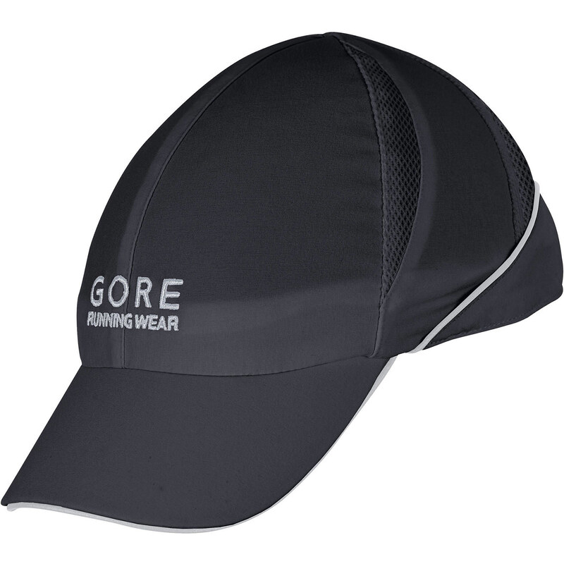Gore Running Wear: Laufschildkappe Running II Cap schwarz, schwarz