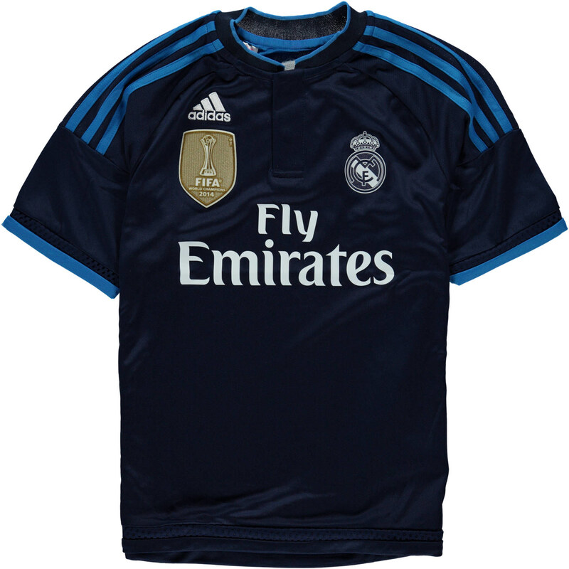 adidas Performance: Kinder Fußballtrikot Real Madrid Saison 2015/16, nachtblau, verfügbar in Größe 128