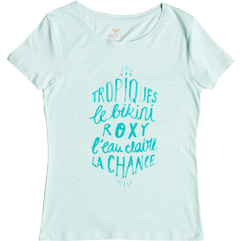 Roxy: Damen T-Shirt Basic Crew Tropique, mint, verfügbar in Größe S