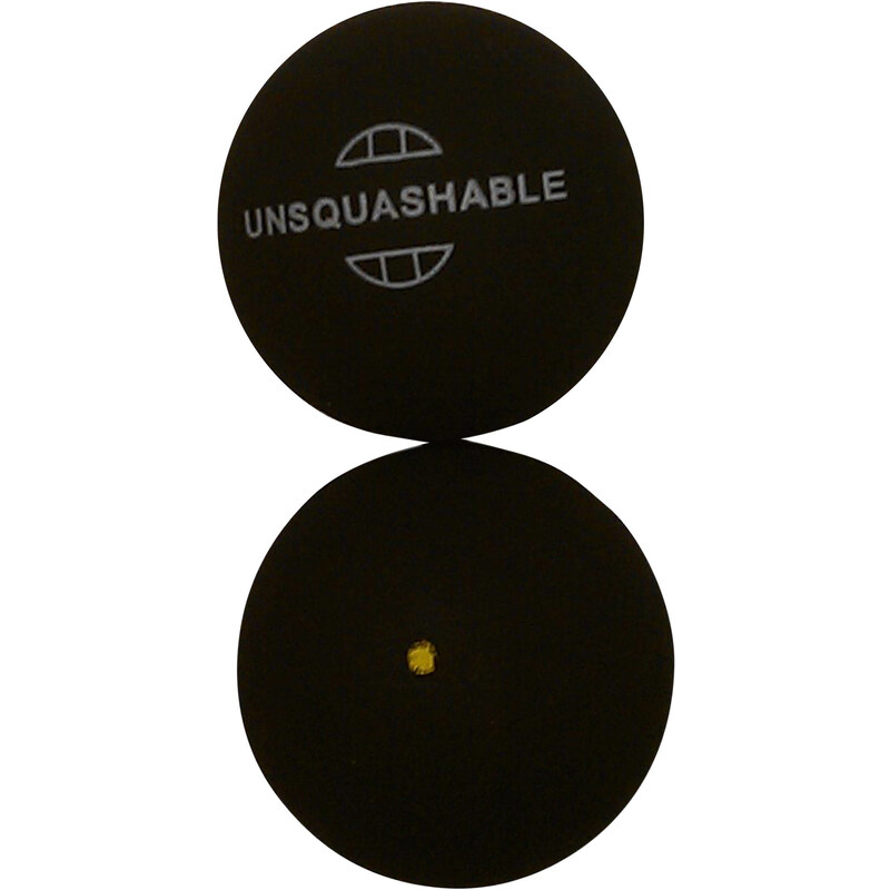 USQ: Squashball - 1 gelber Punkt, schwarz
