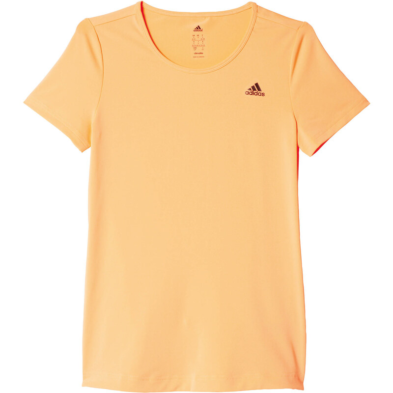 adidas Performance: Damen Trainingsshirt / Funktionsshirt Basic Solid Tee, flamingo, verfügbar in Größe M