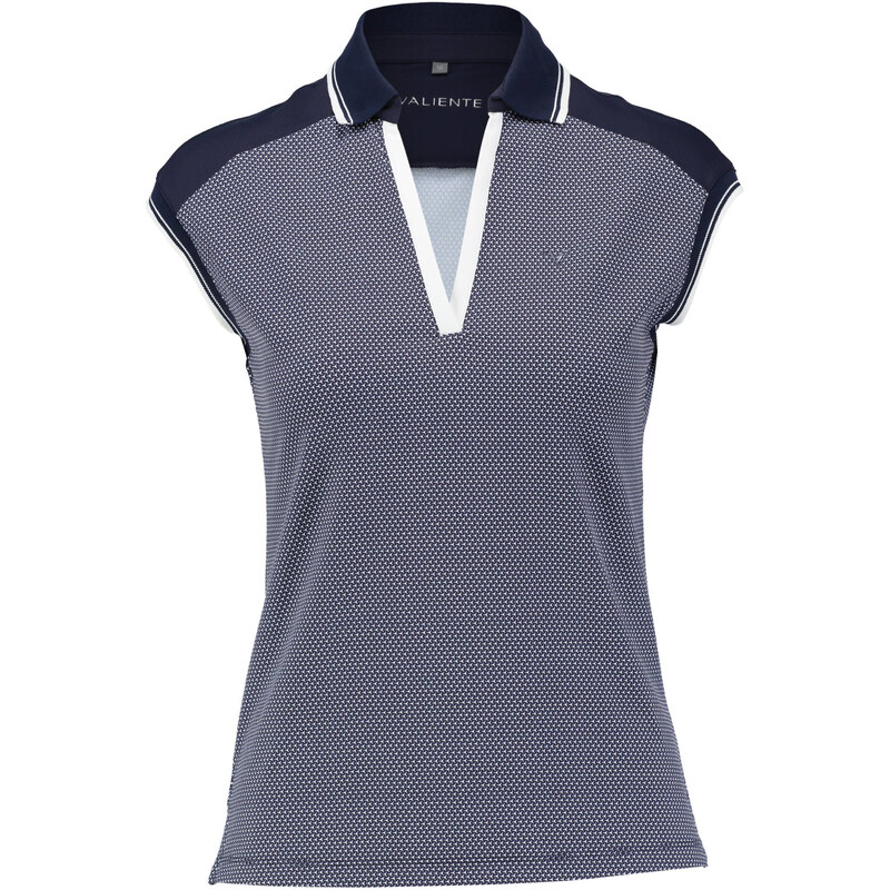 Valiente: Damen Golfshirt / Polo-Shirt Ärmellos, marine, verfügbar in Größe 42
