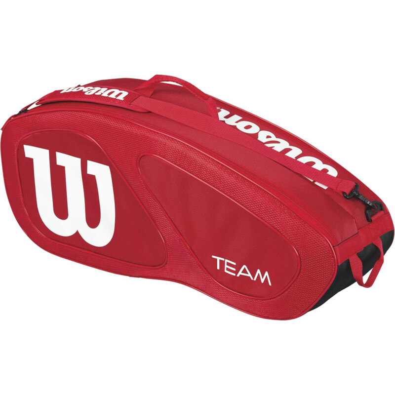 Wilson Tennistasche Team II 6 Pack red