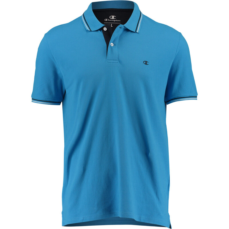 Champion: Herren Polo-Shirt Kurzarm, aqua, verfügbar in Größe M