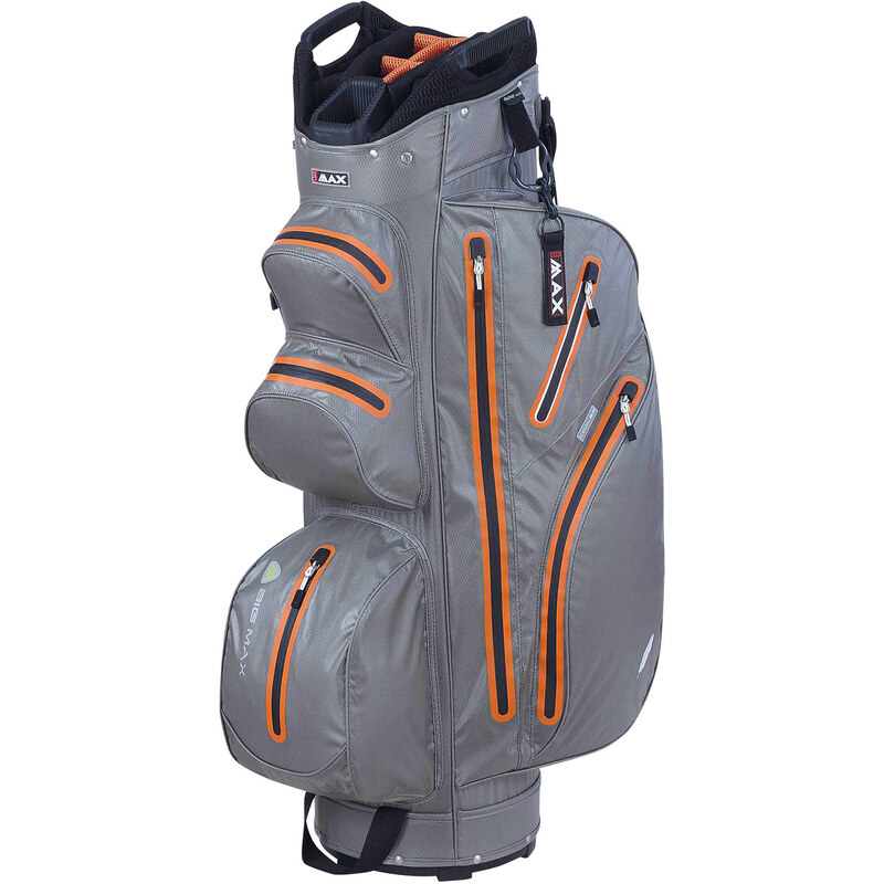 Big Max: Golfbag Cartbag Aqua M, orange