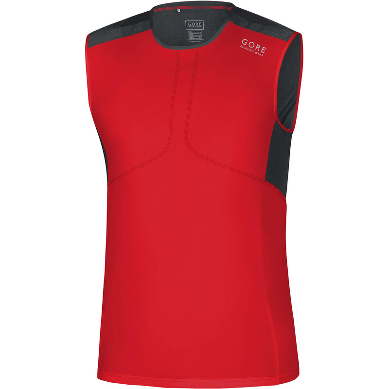 Gore Running Wear: Herren Laufshirt Air Tank Top, rot, verfügbar in Größe L,S,M,XL