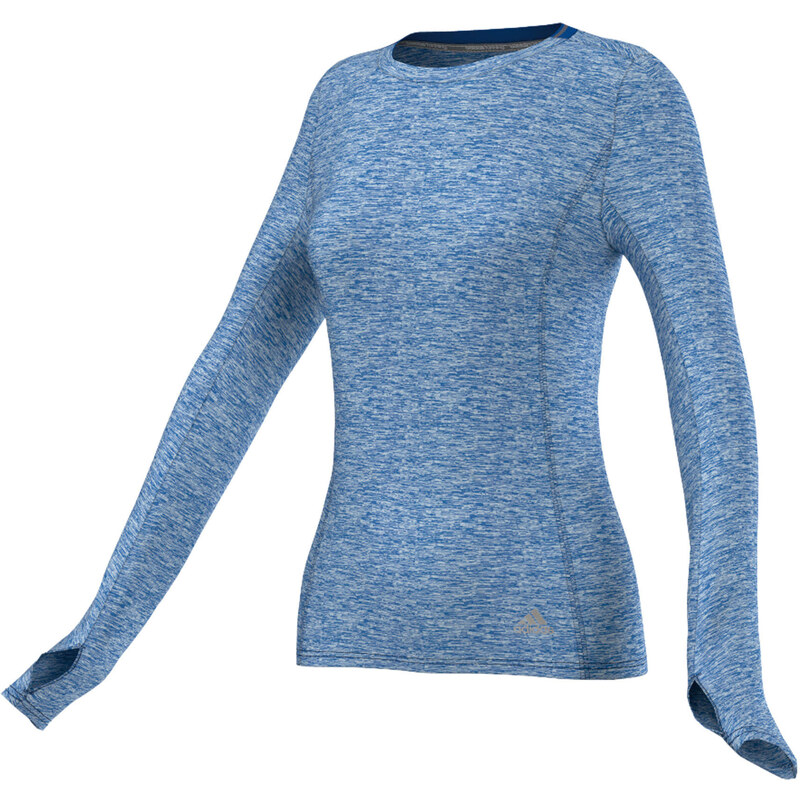 adidas Performance: Damen Langarm Laufshirt Supernova, hellblau, verfügbar in Größe 38