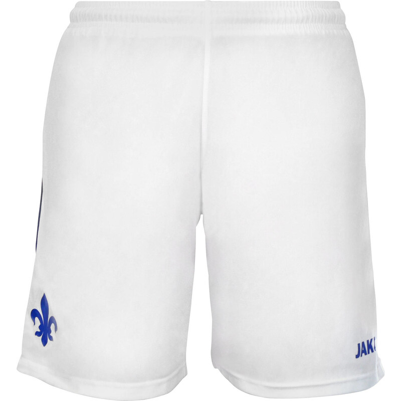 Jako: Herren Home Shorts Darmstadt 98 Saison 2015/16, weiss / blau, verfügbar in Größe XXL,M,XL,S,L