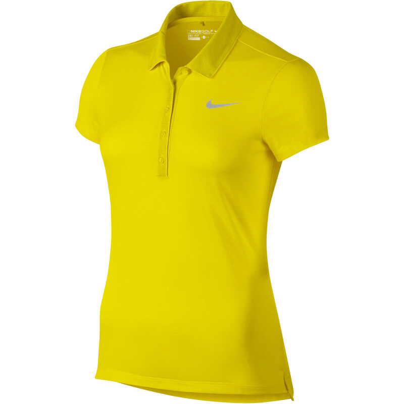 NIKE GOLF: Damen Polo-Shirt Precision Heather, gelb, verfügbar in Größe L,XS