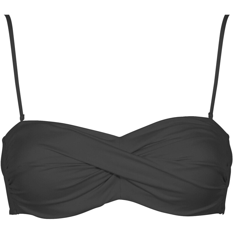 Watercult: Damen Bikini Oberteil Bandeau, schwarz, verfügbar in Größe 42