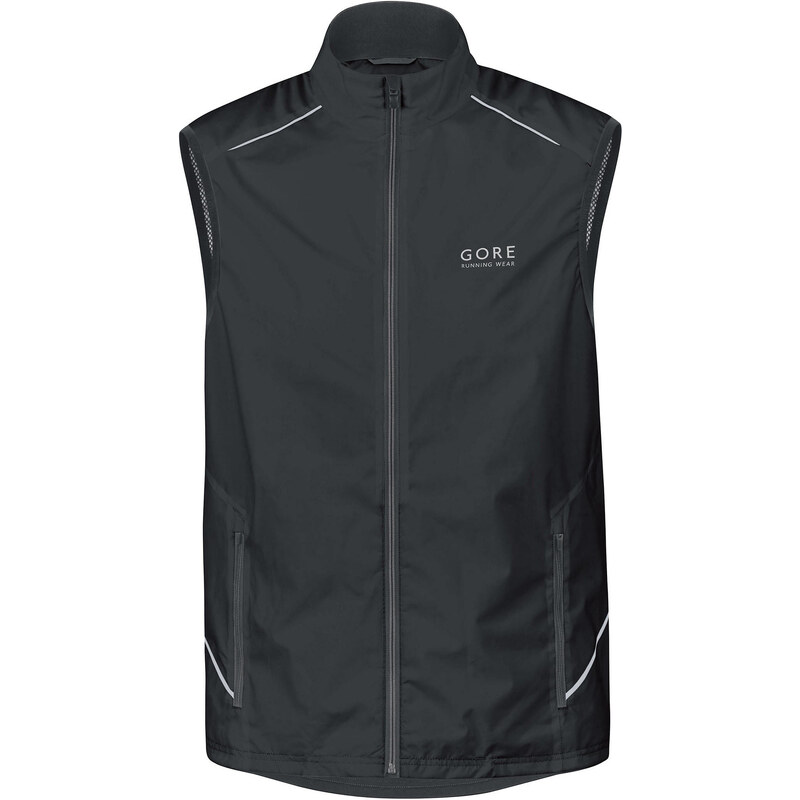 Gore Running Wear: Herren Laufsport Weste Essential Active Shell, schwarz, verfügbar in Größe M,L,XL,S