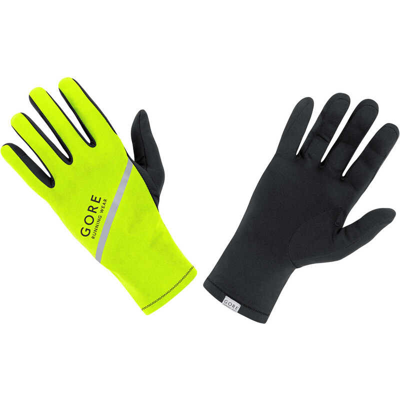 Gore Running Wear: Herren Laufsport Handschuh Essential, gelb, verfügbar in Größe M,L,XL,XXL,XXXL,S
