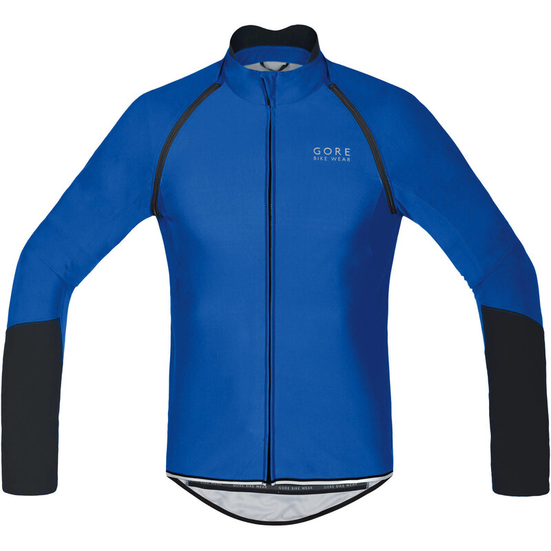 Gore Bike Wear: Herren Trikot Power Windstopper Softshell Zip-Off Jersey, blau / schwarz, verfügbar in Größe M