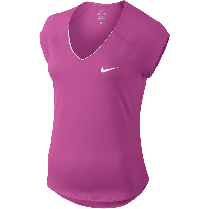 Nike Damen Tennisshirt Court Pure, lavendel, verfügbar in Größe XL
