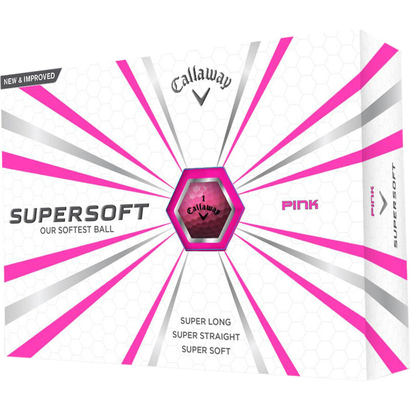 Callaway: Damen Golfbälle Supersoft Lady pink - 3 Stück
