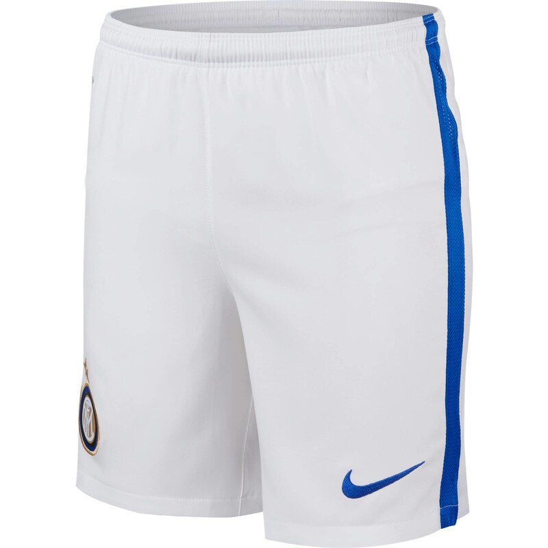 Nike Kinder Fußballshorts Away Shorts Inter Mailand Saison 2015/2016 - weiß, kokon, verfügbar in Größe 140/152,152/158,158/170,128/140