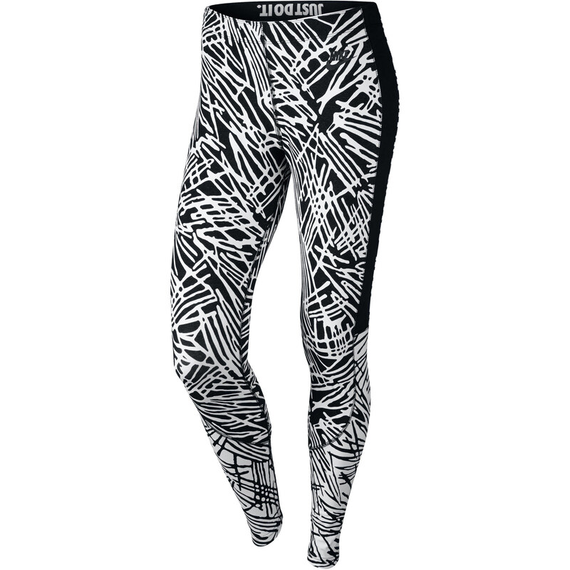 Nike Damen Trainingstights / Fitnesshose Leg-A-See Printed, schwarz, verfügbar in Größe XS