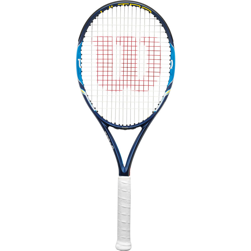 Wilson: Tennisschläger Ultra 100 besaitet, blau/weiss, verfügbar in Größe 4,1,2