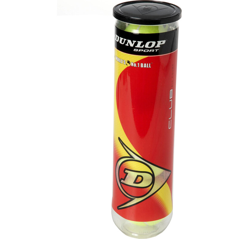 Dunlop: Tennisball Club All Court - 4er Dose, gelb
