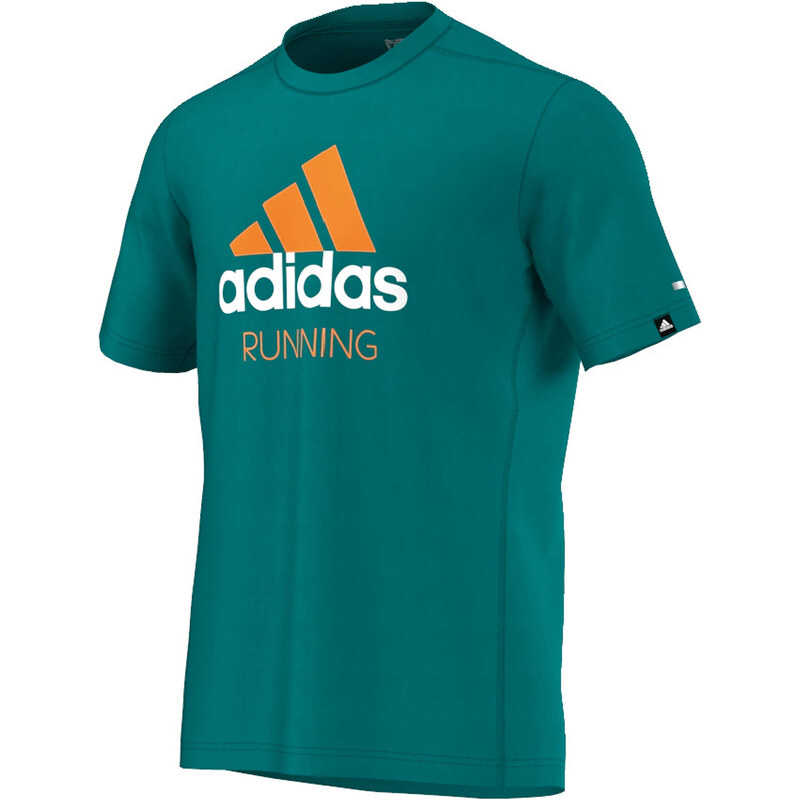 adidas Performance Herren Laufshirt Graphic Adidas Run Shirt grün