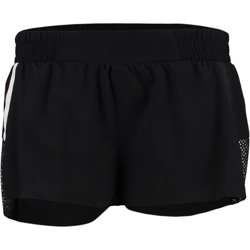 Reebok: Damen Trainingsshorts Cardio Mesh Paneled Short, schwarz, verfügbar in Größe S,M,L