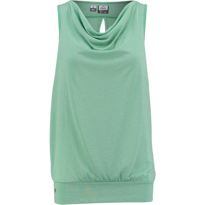 McKINLEY: Damen Top Uala Stripe, grün, verfügbar in Größe 46