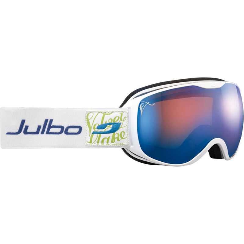Julbo: Damen Skibrille / Snowboardbrille Selena - Weiss / Blue Flash polarised