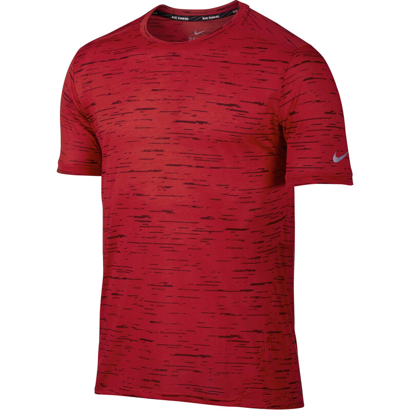 Nike Herren Laufshirt Tailwind Tee printed rot, rot, verfügbar in Größe S
